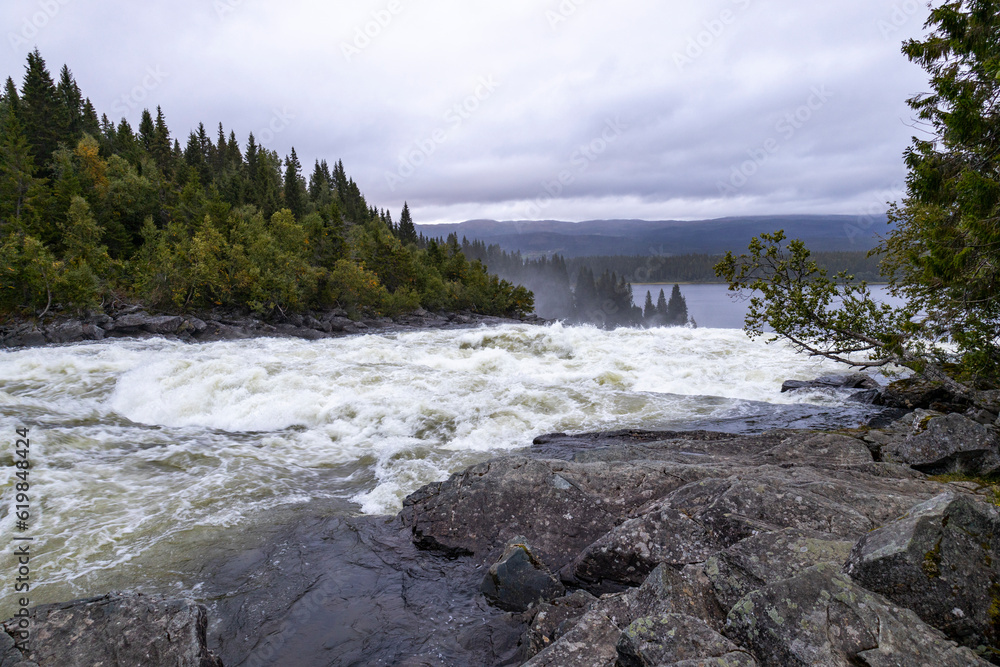 Tännforsen Wasserfall - Schweden 2