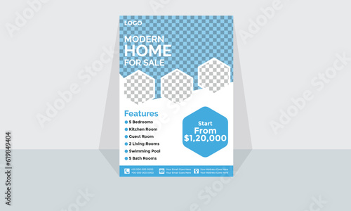 Modern Corporate and Creative Business Flyer, Home Flyer, Design Template Horizontal Name Flyer Simple and Clean Visiting Flyer Vector illustration Colorful Business Flyer, Brochure Design
