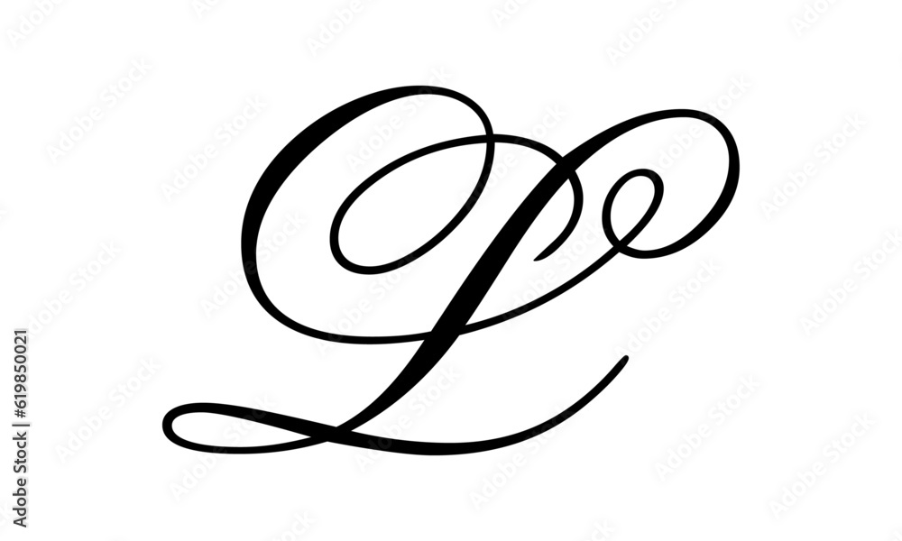 Letter L font icon design