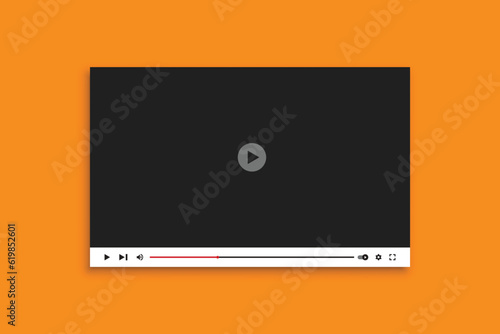Video player interface, Video player UI