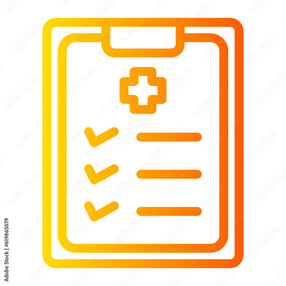 Fototapeta premium medical checkup icon 