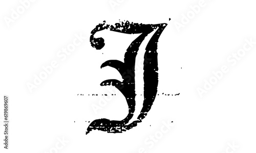 Letter j logo icon vector image