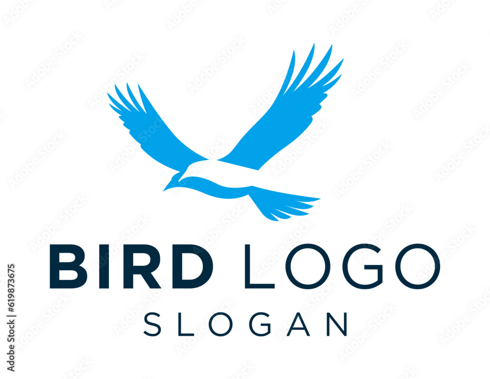 Obraz premium Logo about Bird on a white background. created using the CorelDraw application.