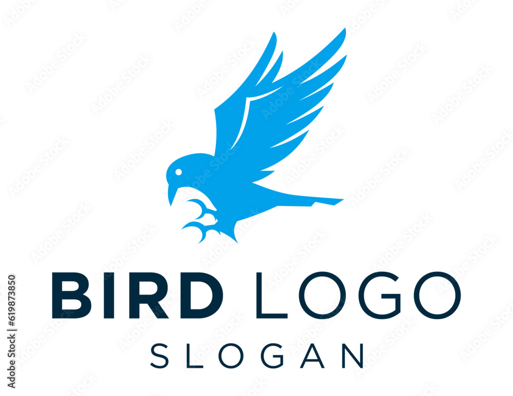 Obraz premium Logo about Bird on a white background. created using the CorelDraw application.