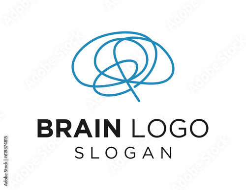 Logo about Brain on a white background. created using the CorelDraw application.