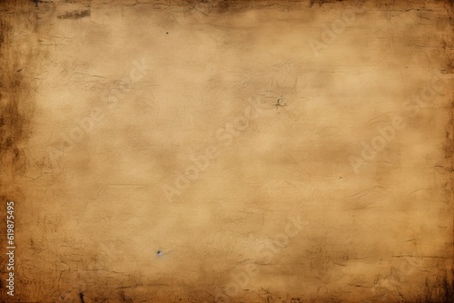 ai generated Rustic old brown paper background for writing text in vintage retro style