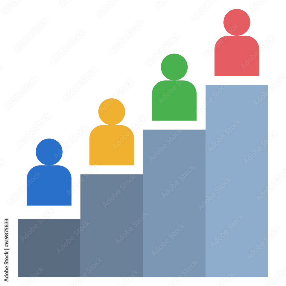 hierarchy flat style icon hierarchy flat style icon