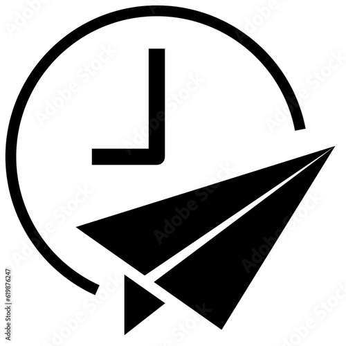 procrastinate glyph style icon