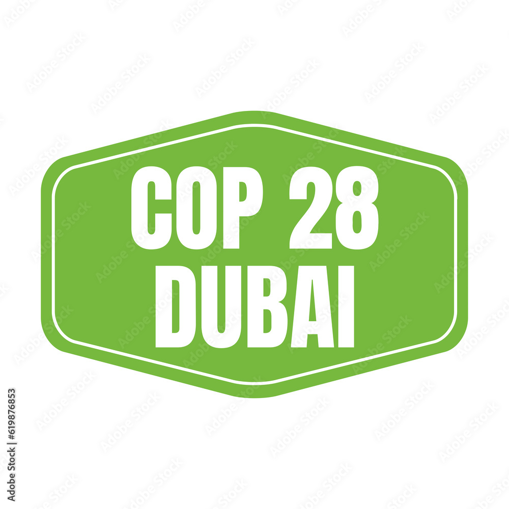 COP 28 in Dubai United Arab Emirates symbol icon COP 28 in Dubai United Arab Emirates symbol icon