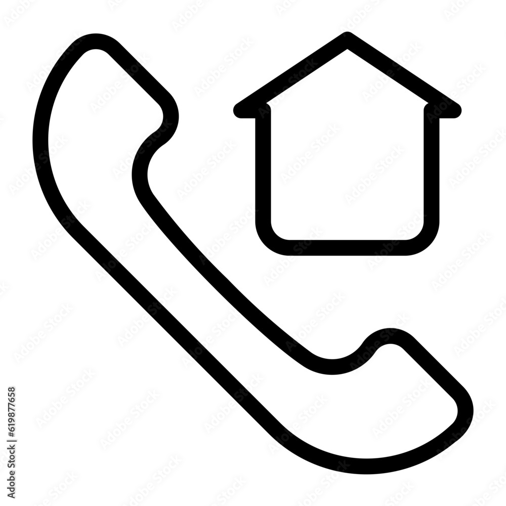phone call line icon