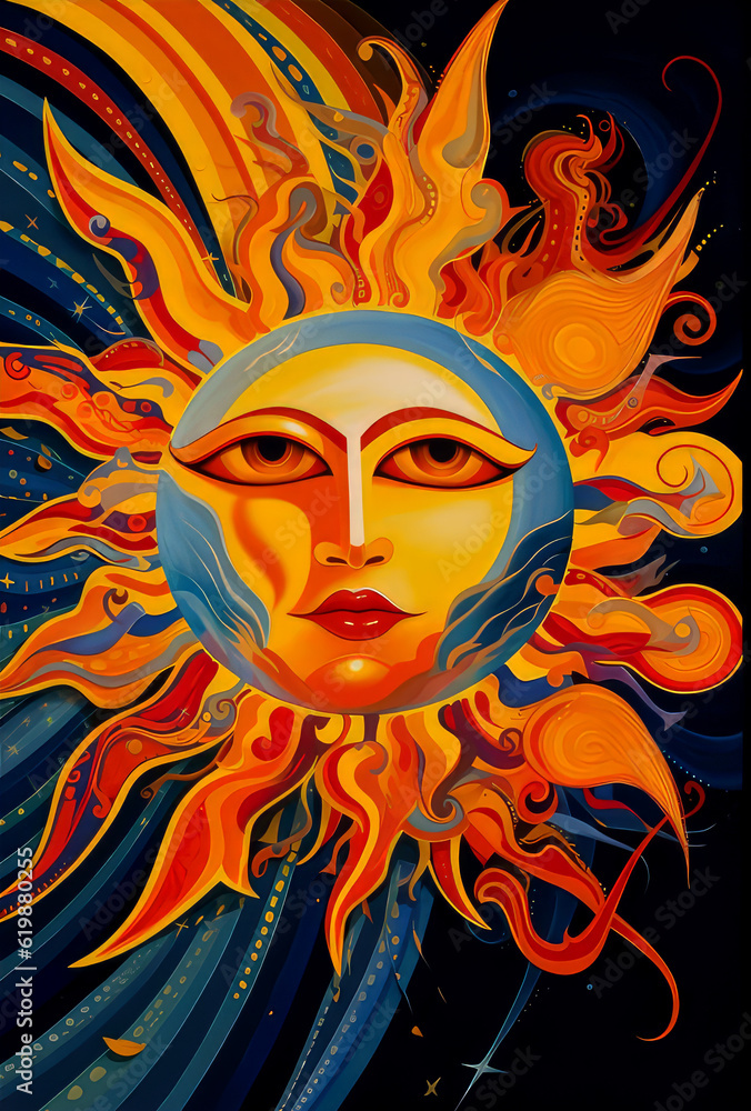 the mask of the sun