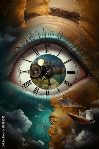 time flies so fast, pop surrealism photo