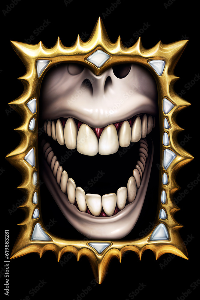 smile of teeth, pop surrealism smile of teeth, pop surrealism