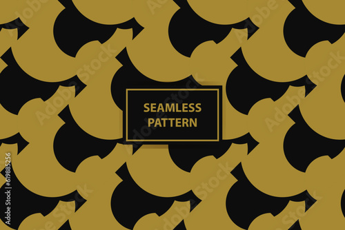 Abstract gold seamless pattern. Golden background for print. Repeated pattern. Repeating modern stylish design for wallpapers, gift wrappers. Vector illustration
