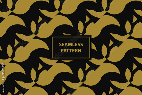 Abstract gold seamless pattern. Golden background for print. Repeated pattern. Repeating modern stylish design for wallpapers, gift wrappers. Vector illustration
