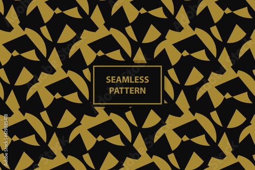 Abstract gold seamless pattern. Golden background for print. Repeated pattern. Repeating modern stylish design for wallpapers, gift wrappers. Vector illustration
