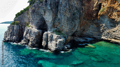 Cliff in the sea