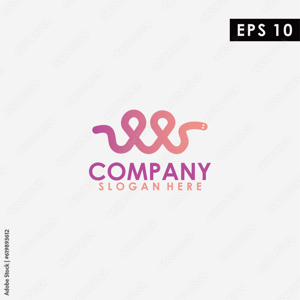 Snake Logo Design Modern Vector Template. Snake Icon. Snake. Vector Illustration Snake Logo Design Modern Vector Template. Snake Icon. Snake. Vector Illustration
