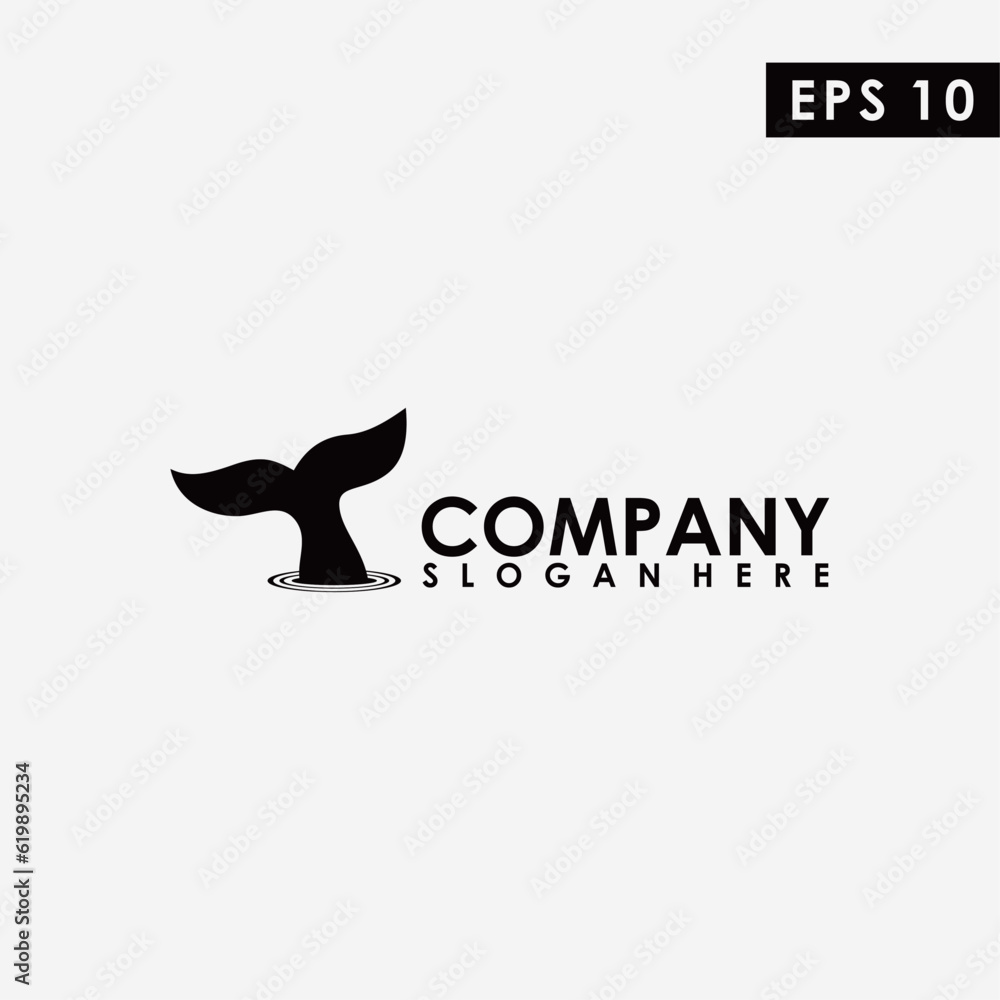 Naklejka premium Fish Logo Design Modern Vector Template. Fish Logo. Vector Illustration