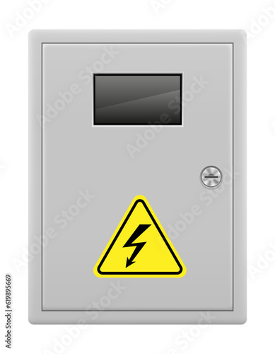 box for automatic electric switches stock vector illustration