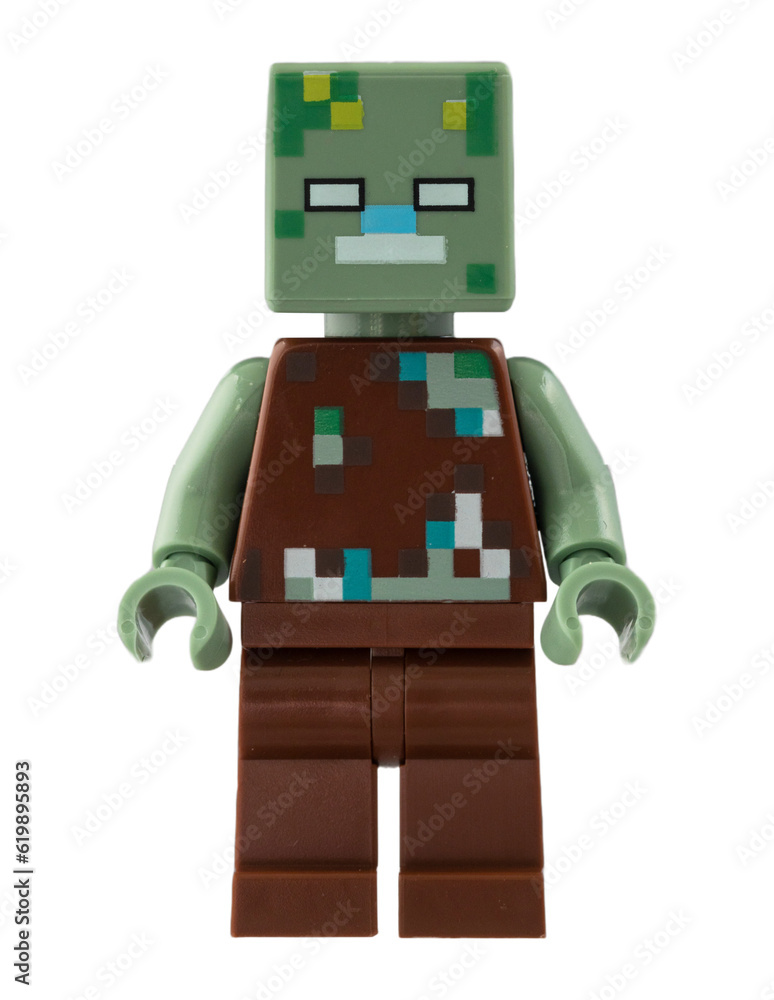 Obraz premium Dortmund - Deutschland 4. Juli 2023 Lego Minifigure Minecraft Ertrunkener