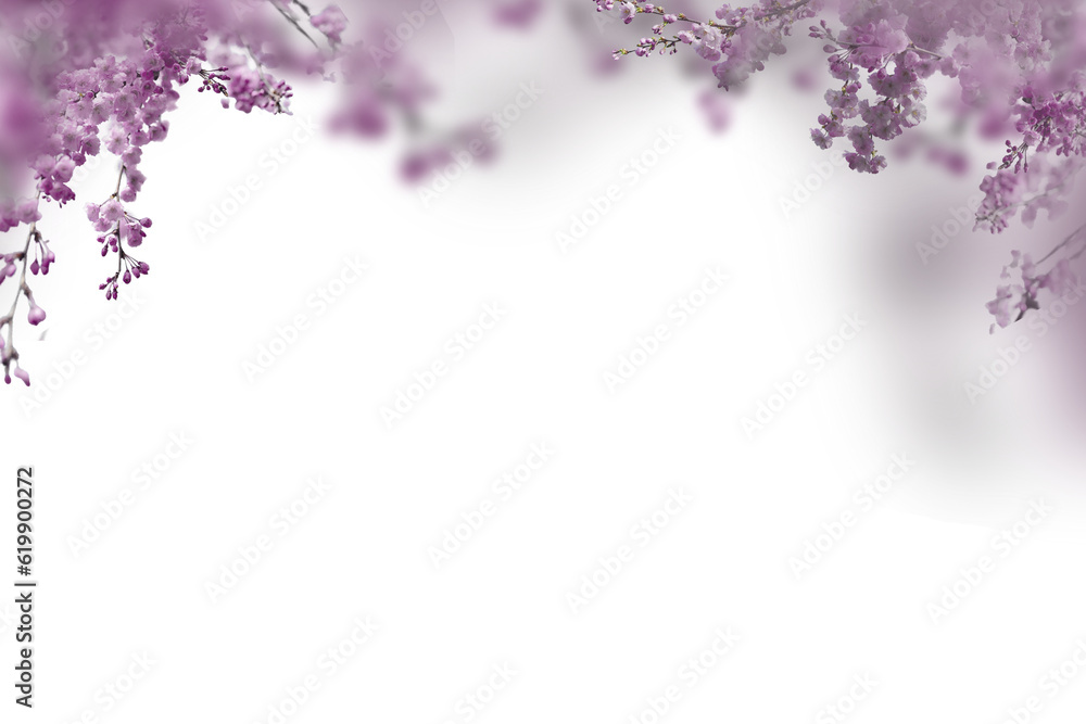 Blossom cherry brunch on transparent background, pink white Blooming Flower isolate, Branch set bungle png Blossom cherry brunch on transparent background, pink white Blooming Flower isolate, Branch set bungle png