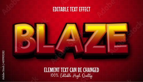 Blaze Text Effect