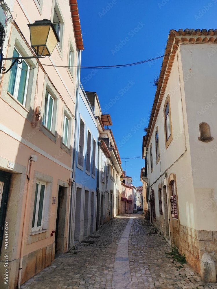 narrow street in the old town