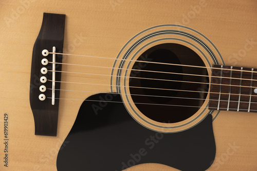 Dreadnought shaped acoustic guitar
