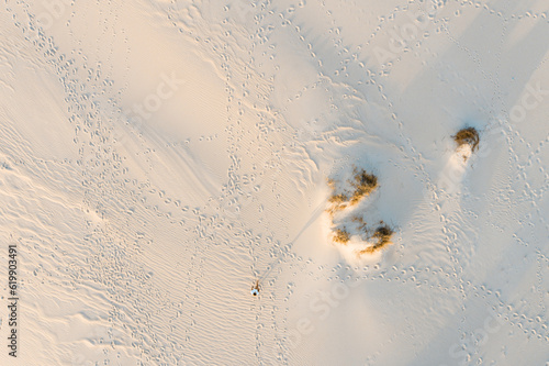Desierto de arena blanca