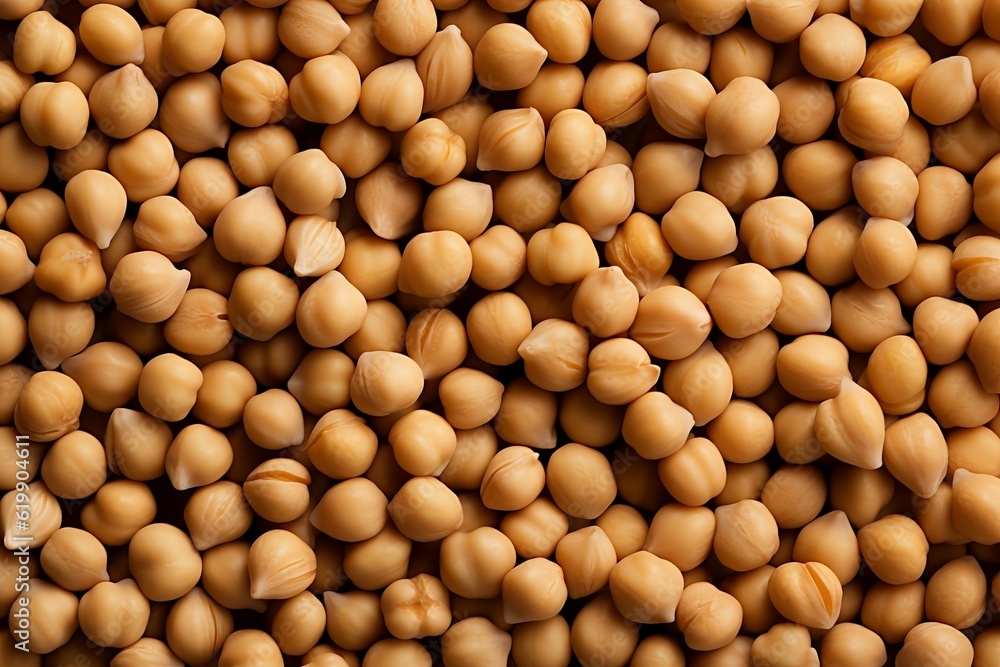 Chickpeas as texture. Generative AI. Chickpeas as texture. Generative AI.