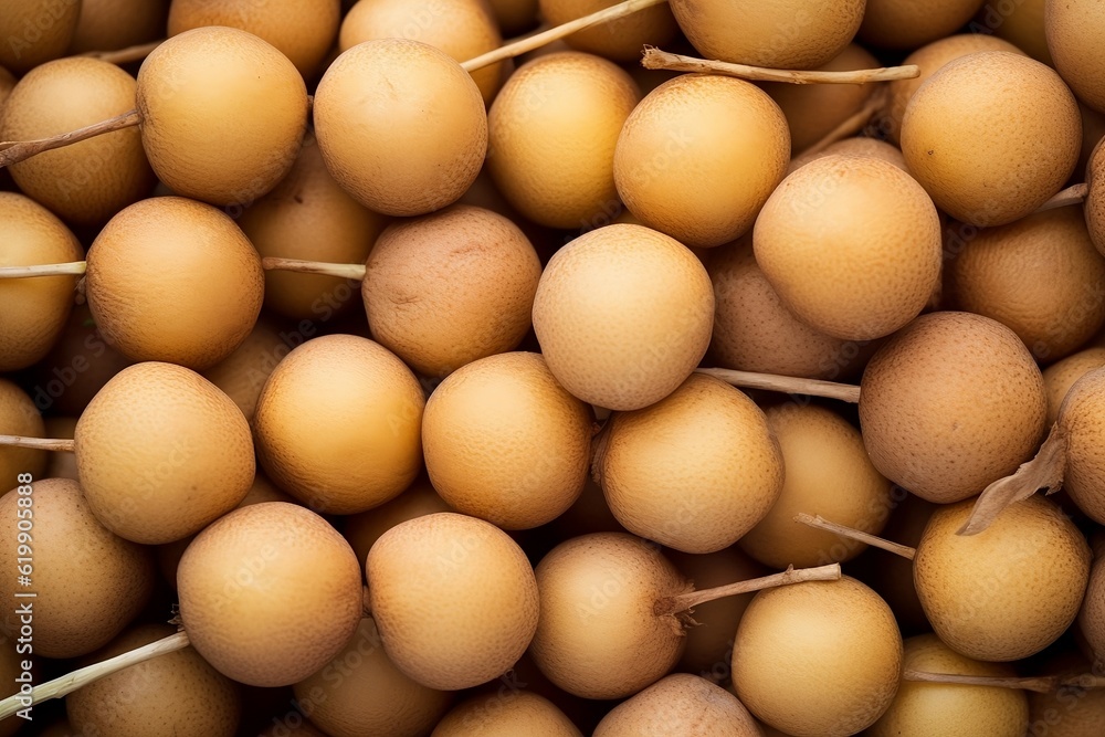 Longan as texture. Generative AI. Longan as texture. Generative AI.