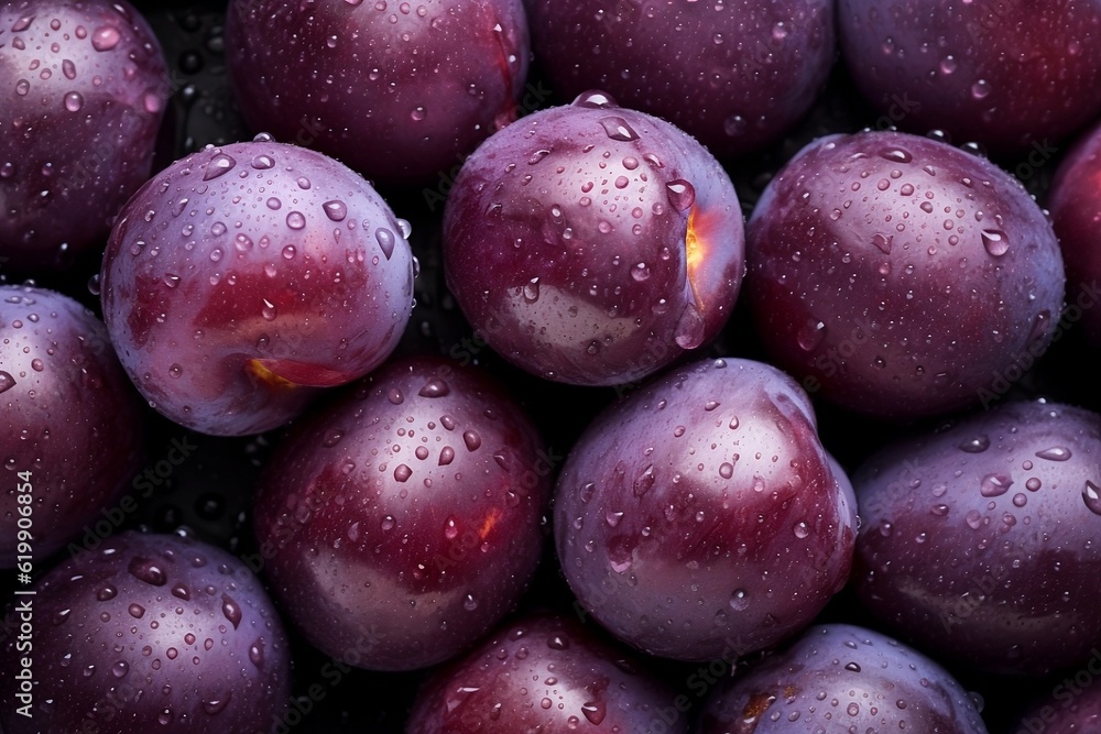 Plum as texture. Generative AI. Plum as texture. Generative AI.