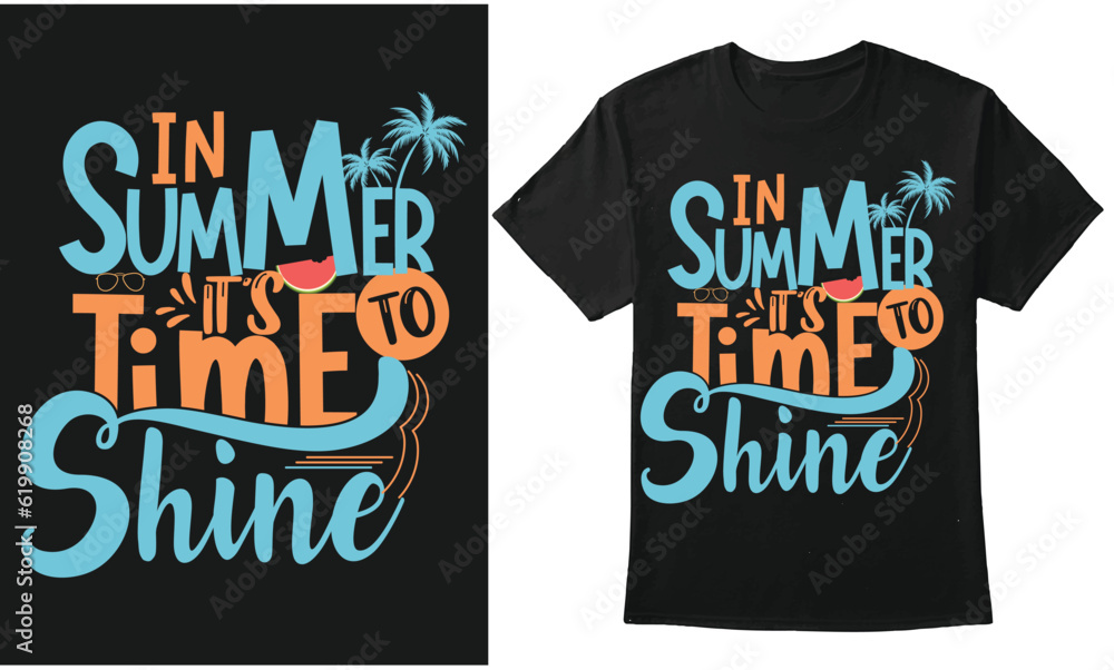 In Summer It's Time To Shine - Summer Beach Trendy Design - Summer Surfing Beach DesignSummer Beach Trendy In Summer It's Time To Shine - Summer Beach Trendy Design - Summer Surfing Beach DesignSummer Beach Trendy
