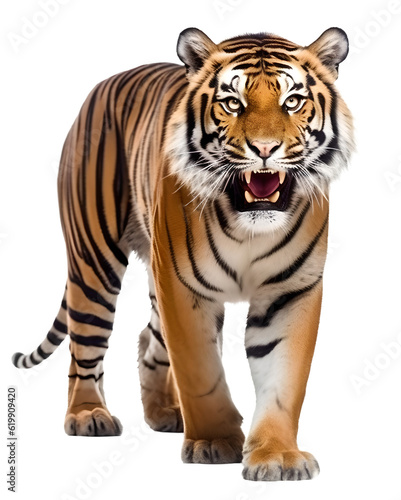 Tiger, isolated background. Generative Ai © FP Creative Stock