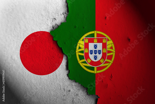 Relations between Japan and Portugal. Japan vs Portugal.