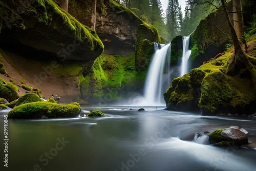 waterfall in the forest