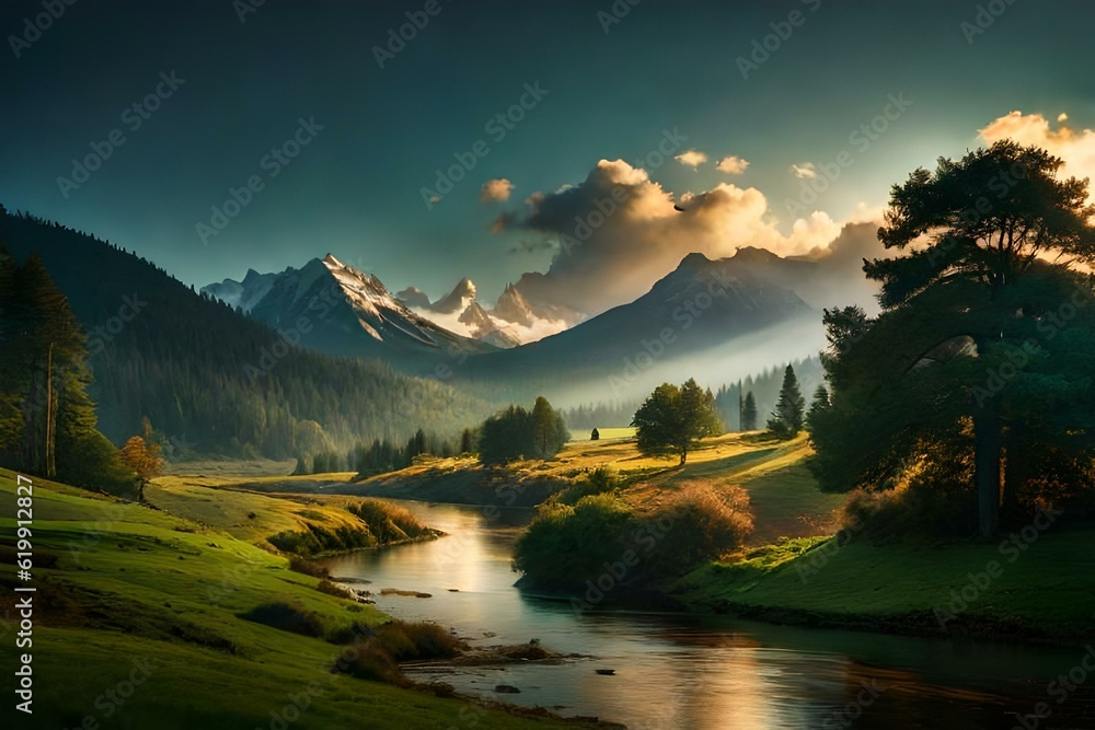 Artificial Wonders: Mesmerizing Landscapes Crafted by AI