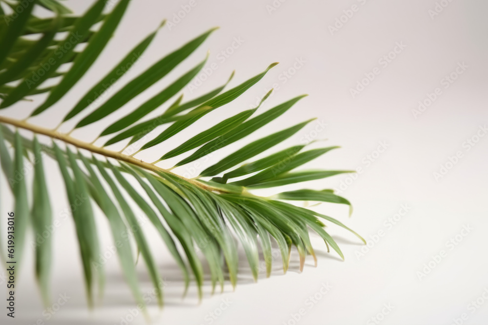 Palm tree leaves, generated using ai tools Palm tree leaves, generated using ai tools