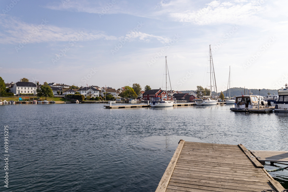 Fototapeta premium Lillesand in Norwegen - 4