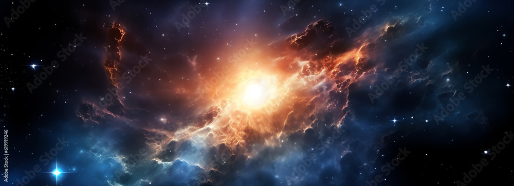 Obraz premium Univers light, AI generated