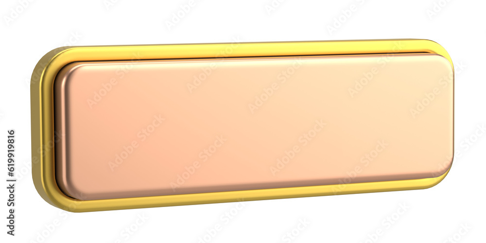 3D button. Empty button. 3D illustration. 3D button. Empty button. 3D illustration.