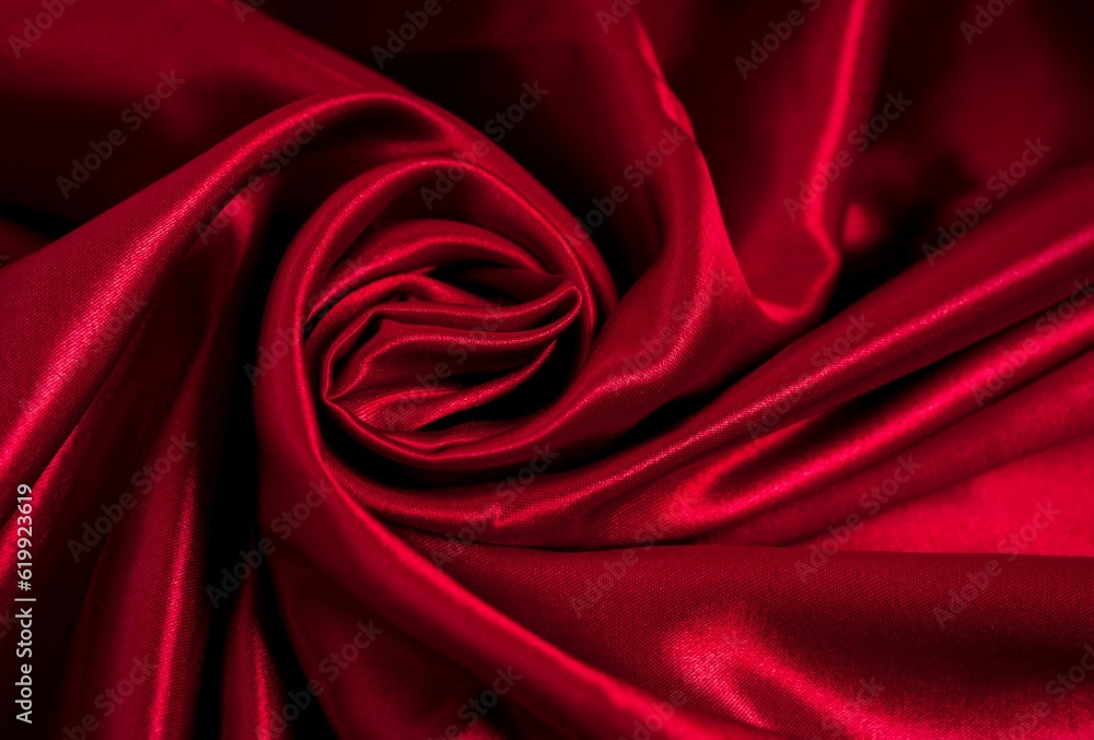 Obraz premium red satin background