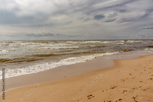 The Gulf of Riga by the Baltic Sea