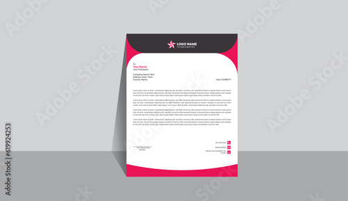 modern letterhead design 
