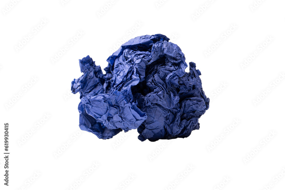 Crumpled purple paper isolated on white background. Crumpled purple paper isolated on white background.