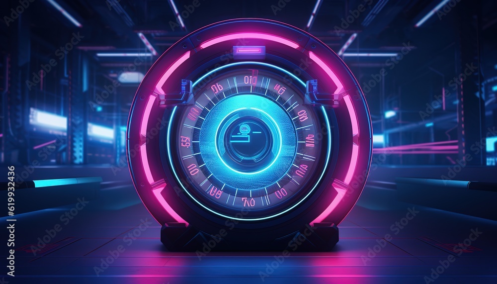 Control panel template, gui for game background design. Generative AI ...