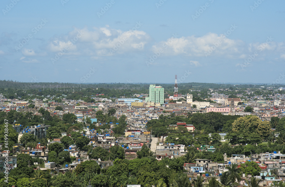 Obraz premium Aerial view of Santa Clara city, Cuba