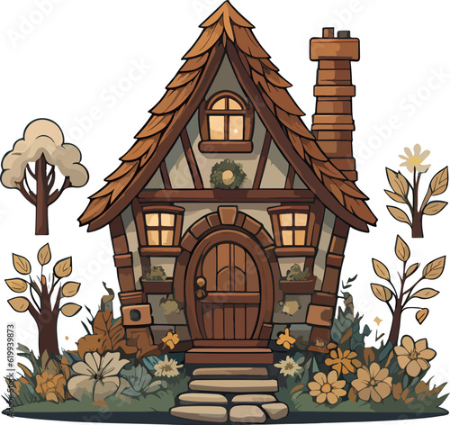  Extraordinary and cuteness elf house vector art