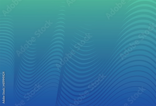 abstract wave vector background, aqua and turquoise background, wave lines pattern